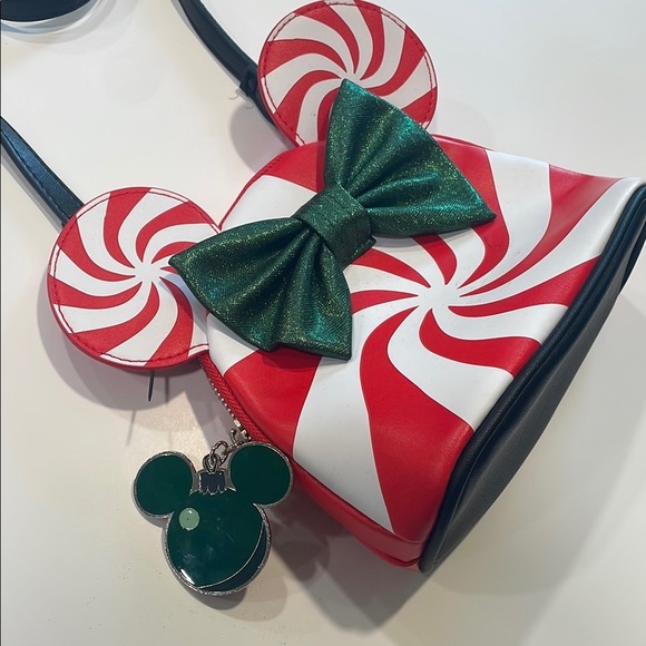 Kids Red and Green Bow Candy-Themed Bag - Picture 2 of 3